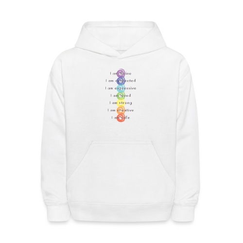 Just For Today Chakras - Kids' Hoodie