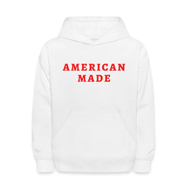 AMERICAN MADE (in red letters)