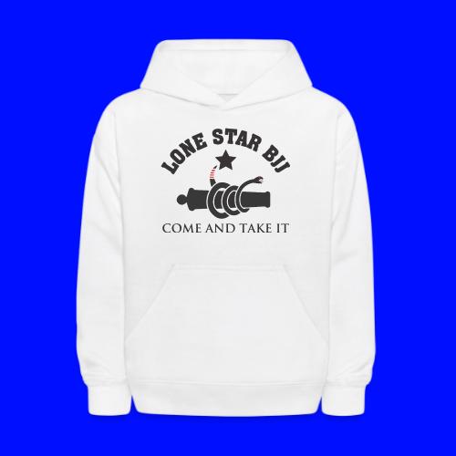 Lone Star BJJ - Come and Take It - Black and Red - Kids' Hoodie