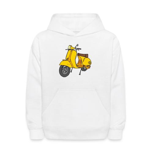 Yellow motor scooter - Kids' Hoodie