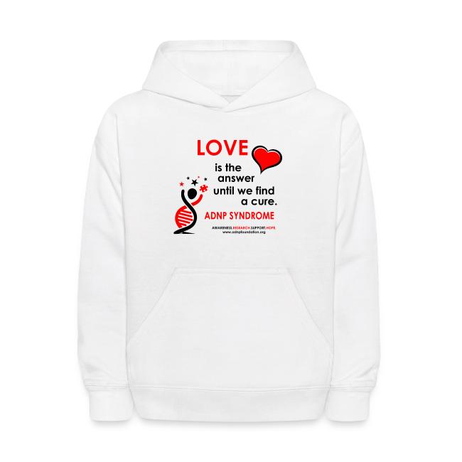 LOVE IS THE ANSWER Red and Black