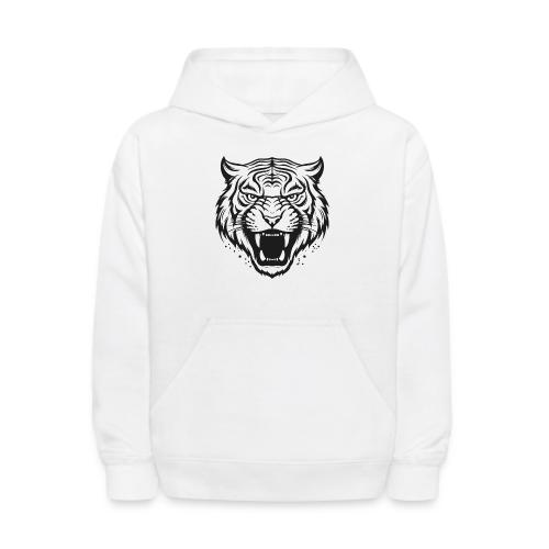 Wild Tiger Fashion, the fury of the feline tiger. - Kids' Hoodie