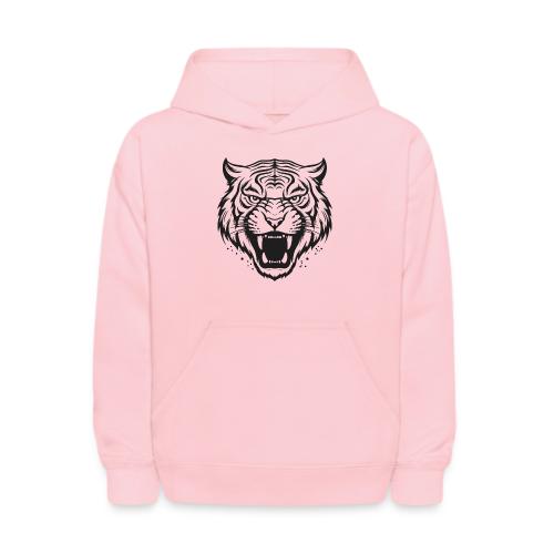 Wild Tiger Fashion, the fury of the feline tiger. - Kids' Hoodie