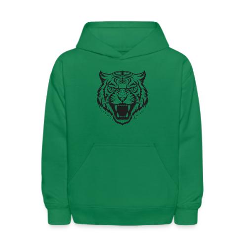 Wild Tiger Fashion, the fury of the feline tiger. - Kids' Hoodie