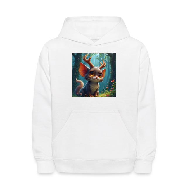 Magical Forest Creature with Deer Horns