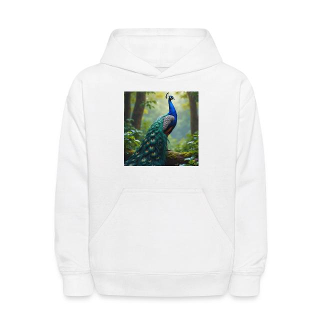 Majestic Peacock in Enchanted Forest