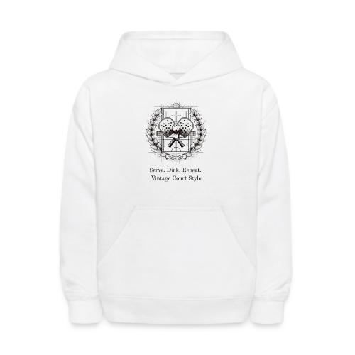 Vintage Pickleball T-Shirt, Mug, & Poster - Kids' Hoodie