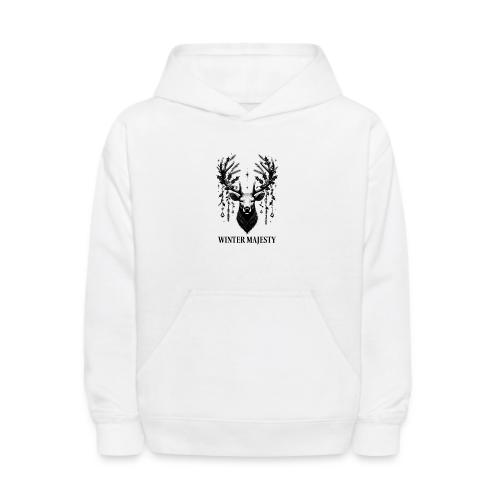 Majestic Reindeer T-Shirt, Poster, & Mug - Kids' Hoodie