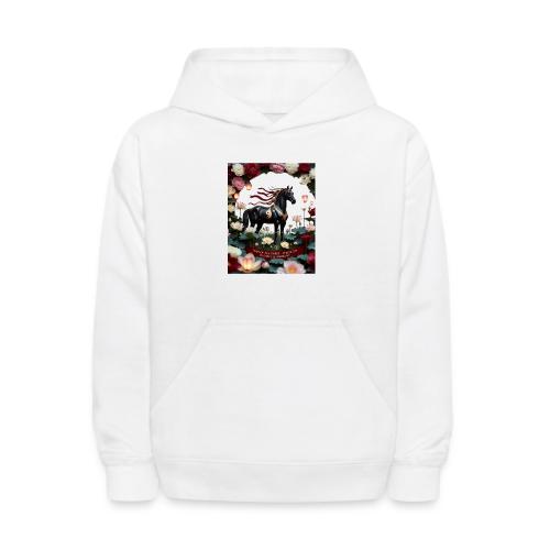 Year of the Horse Harmony T Shirt, Lunar New Year - Kids' Hoodie