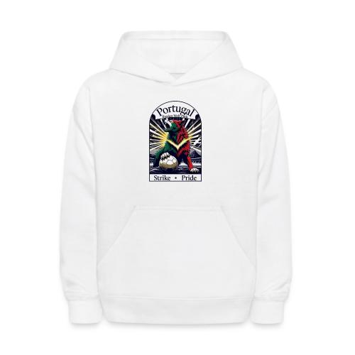 Portugal Iberian Wolf Soccer T Shirt, Pride Gift - Kids' Hoodie