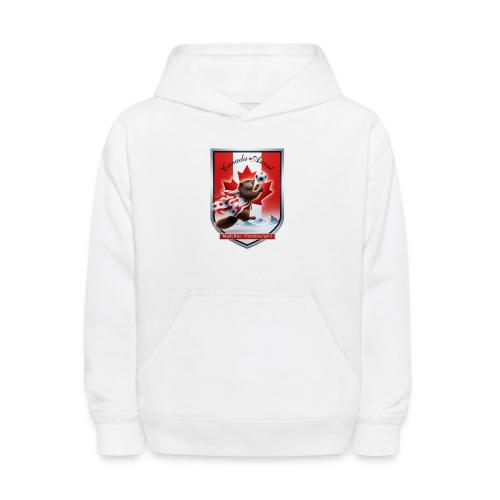 Canada Beaver Ascent T-Shirt, Canadian Pride Gift - Kids' Hoodie