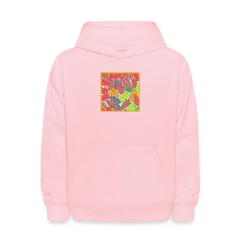 Chic Leaves Artistic Spectrum - Kids' Hoodie