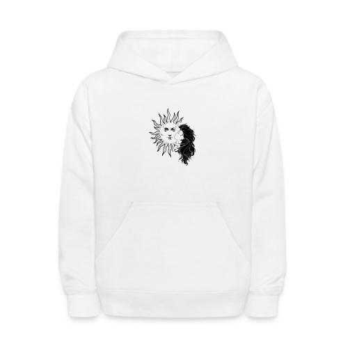 Mystical Girl & Sun - Kids' Hoodie
