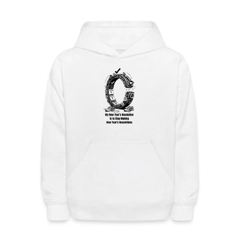 The Resolution Loop - Sarcastic New Year's T-Shirt - Kids' Hoodie