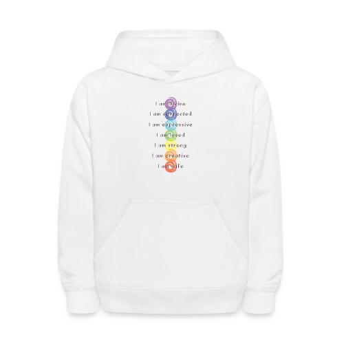 Just For Today Chakras - Kids' Hoodie