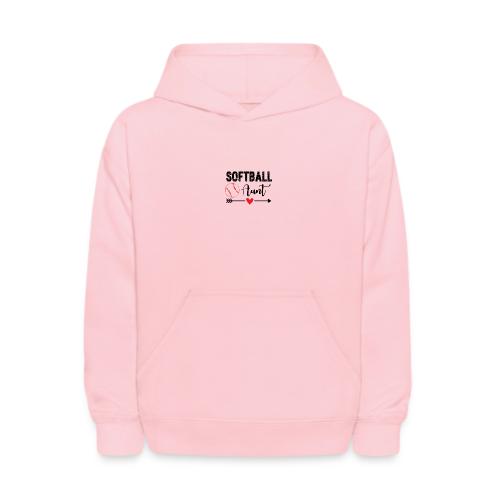 Softball Aunt - Kids' Hoodie