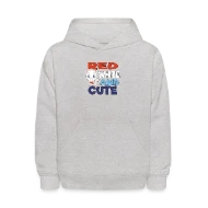 Cute Cat Red White Cute Cat Shirt 081019 - Kids' Hoodie