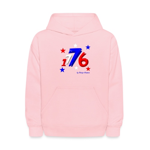 4TH OF JULY 1776 RED WHITE BLUE - Kids' Hoodie