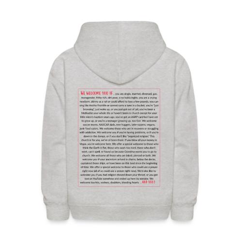 We Welcome You If ... - Kids' Hoodie