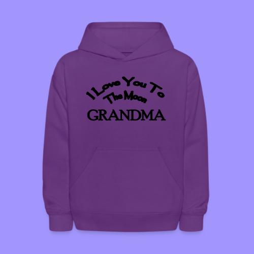 I Love You to The Moon Grandma | Family Shirt - Kids' Hoodie