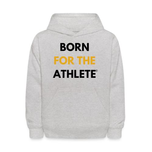 Born for the Athlete, Yellow/Black - Kids' Hoodie