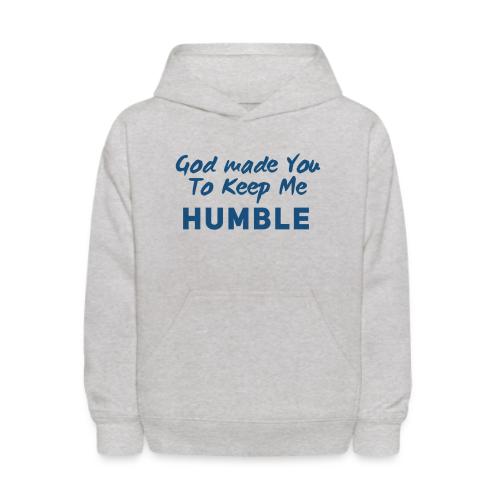 Christian Humility (blue) - Kids' Hoodie