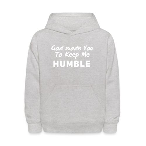 Christian humility (white) - Kids' Hoodie