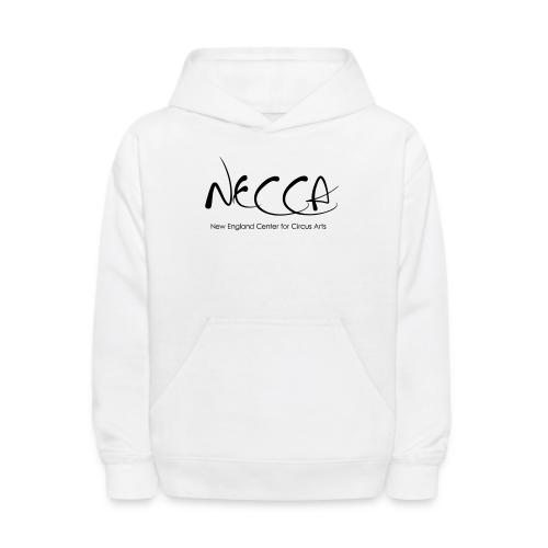 Black NECCA Logo - Kids' Hoodie
