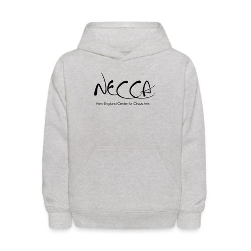 Black NECCA Logo - Kids' Hoodie