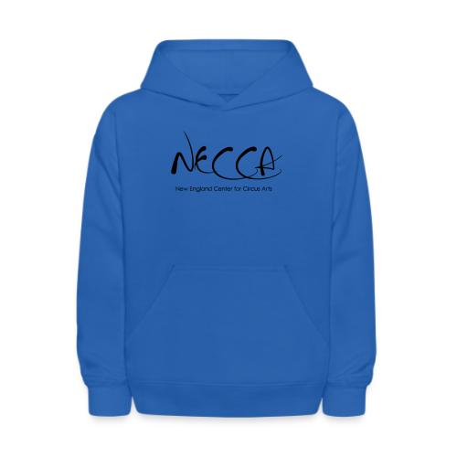 Black NECCA Logo - Kids' Hoodie