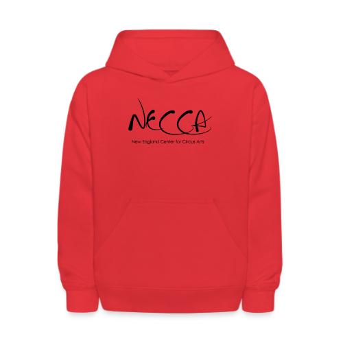 Black NECCA Logo - Kids' Hoodie