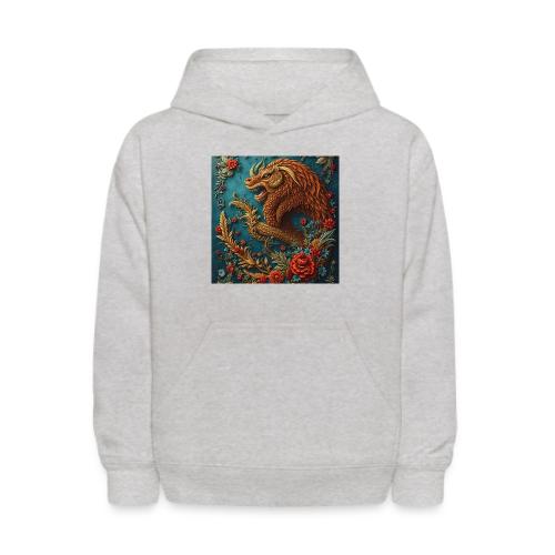Fantasy souvenirs, regional Mexican designs - Kids' Hoodie