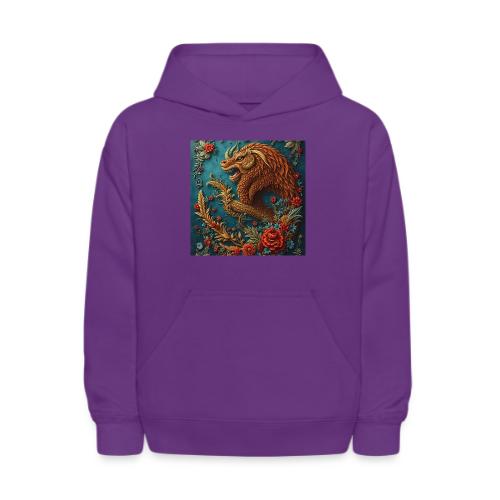 Fantasy souvenirs, regional Mexican designs - Kids' Hoodie