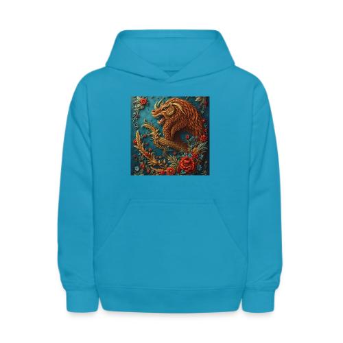 Fantasy souvenirs, regional Mexican designs - Kids' Hoodie