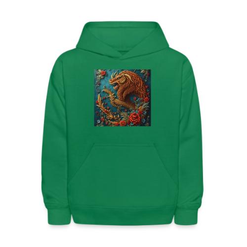 Fantasy souvenirs, regional Mexican designs - Kids' Hoodie