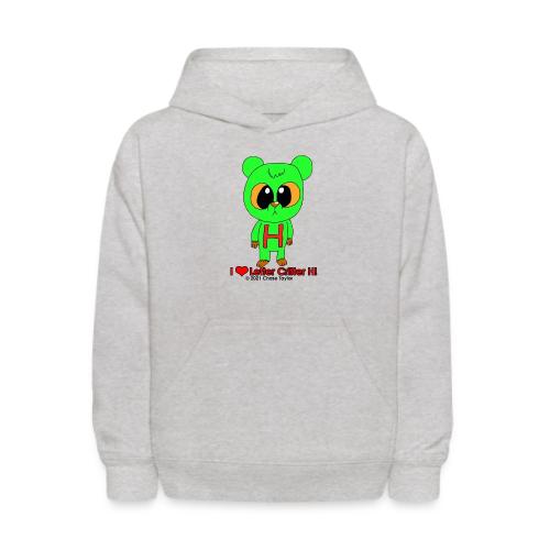 I Heart Letter Critter H - Kids' Hoodie