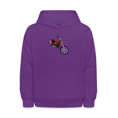 Motorcycle red - Kids' Hoodie