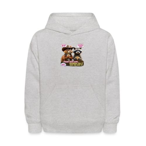 Freedom Squirrel and Raccoon - Kids' Hoodie