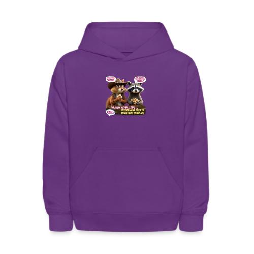 Freedom Squirrel and Raccoon - Kids' Hoodie