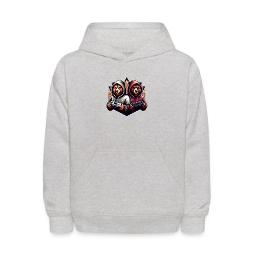 2 grizzlies gamer bears - Kids' Hoodie