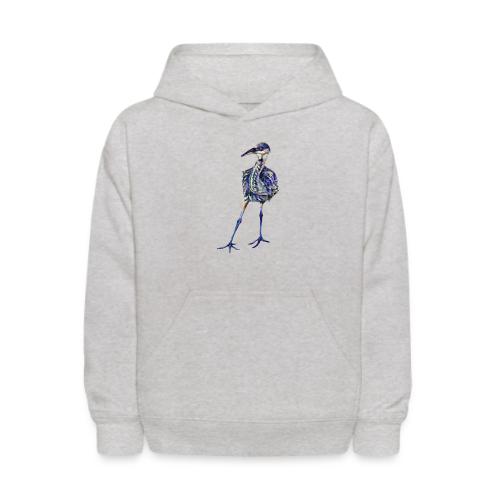 Blue heron - Kids' Hoodie