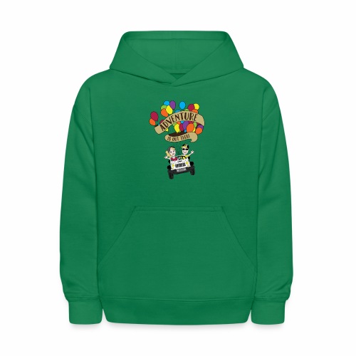 adventure front only - Kids' Hoodie