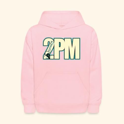 2PM Teal Guitar Logo - Kids' Hoodie