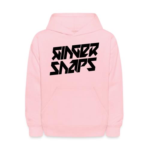 Ginger Snap5 logo (two lines black) - Kids' Hoodie