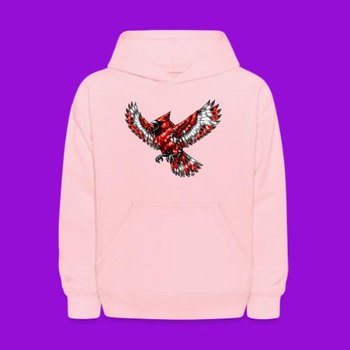 Cardinal in Flight - Kids' Hoodie