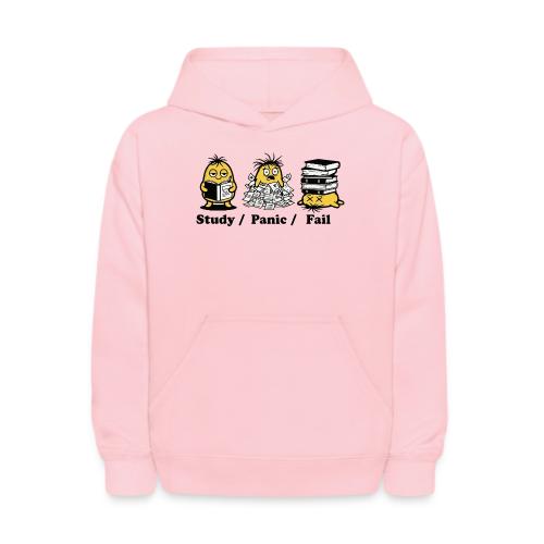 Funny Student Study Panic Fail Back To School - Kids' Hoodie