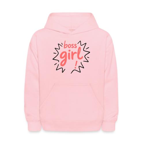 Boss Girl Bold Feminist Statement - Kids' Hoodie