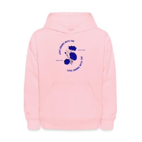 Love Grows With The Sun Of Faith - Kids' Hoodie