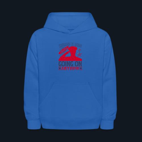 Courage is being afraid but going on anyhow - Kids' Hoodie