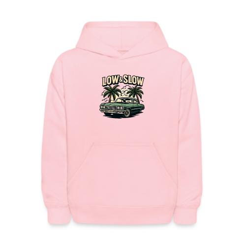Classic Lowrider Car | Low & Slow Retro T-Shirt - Kids' Hoodie